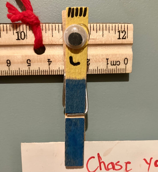 January 13 Open Barn: Painted Clothespin Art Hanger