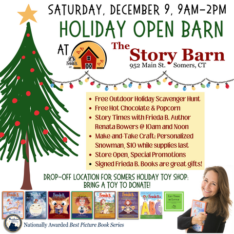 9am-2pm. Holiday Open Barn!