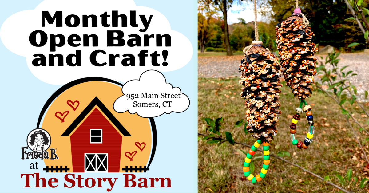 October 19 Open Barn: Pine Cone Bird Feeders