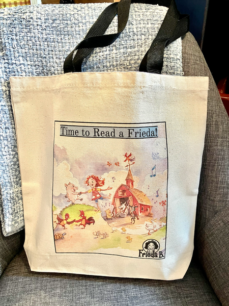 New! "Time to Read a Frieda" Book Bags