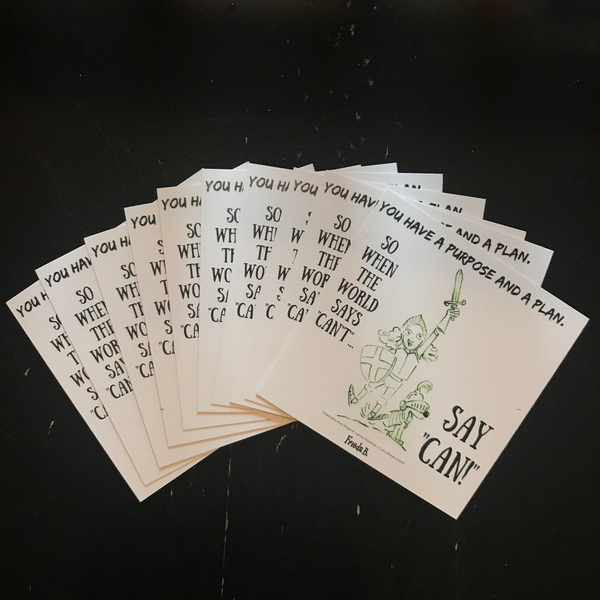 New! Say "Can!" Cards - Pack of 10