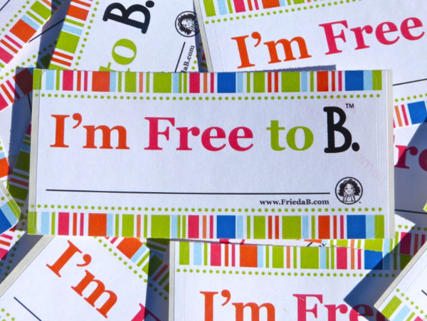 "I'm Free to B." Stickers - Pack of 10